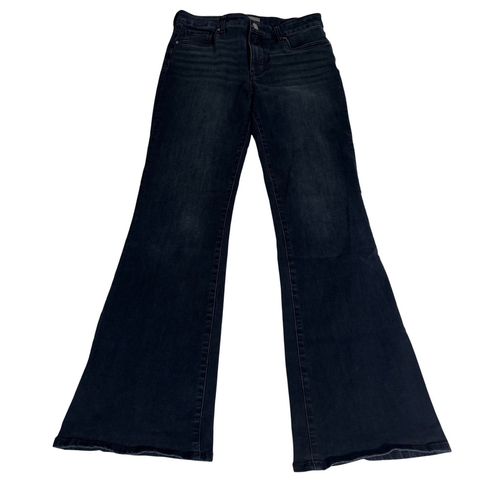 Kut from the Kloth Ana High Rise Fab Ab Flare Jeans Black Size 6